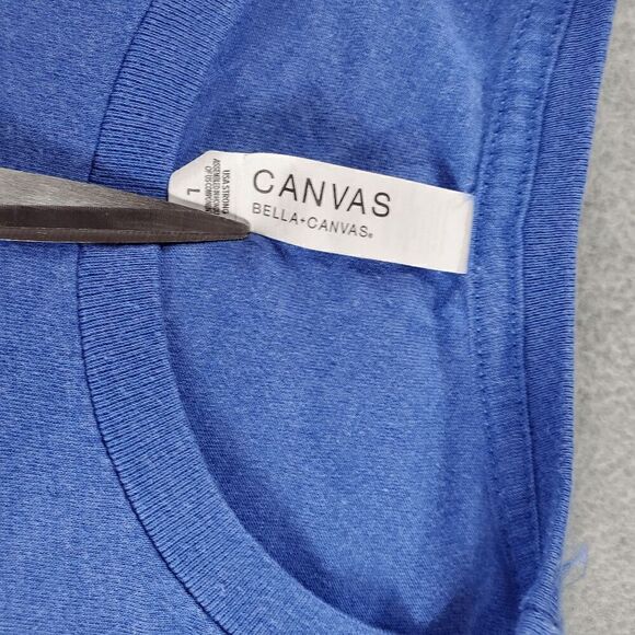 Independence Day Shirt Mens Large Blue Bella + Canvas Ice Cold Drink 4th of July - Picture 6 of 8